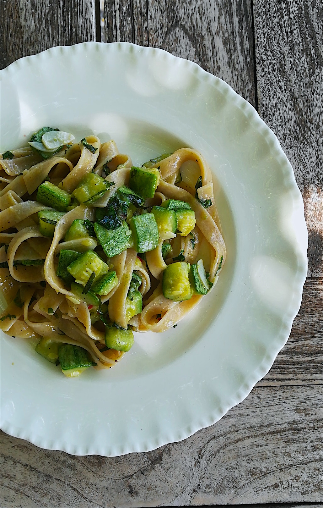 Our 15 minute summer pasta with zucchini and anchovies Il Ghiottone Umbro